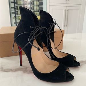 Christian Louboutin Megavamp Suede Pump- Size 35.5